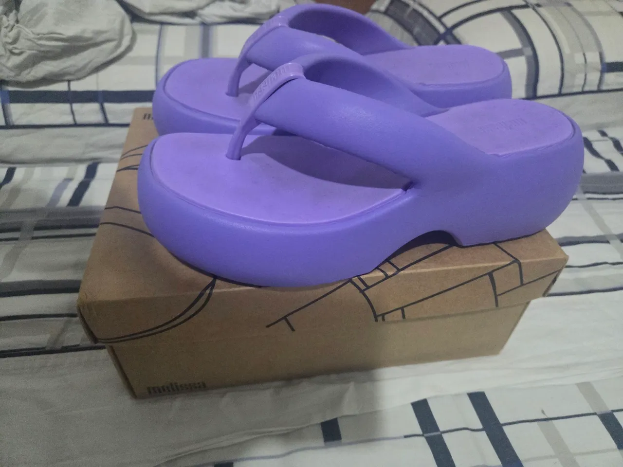 Sandálias Melissa Free Fuzzy Roxo