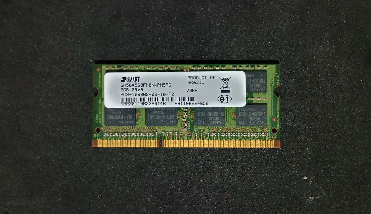 Memória RAM 2GB DDR3