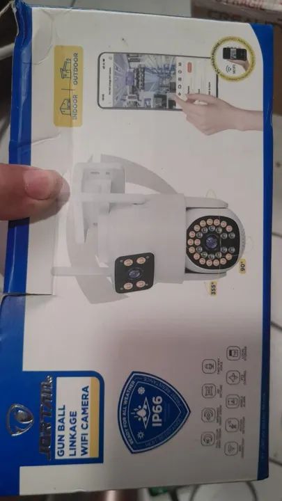 Câmera interna e externa com wifi