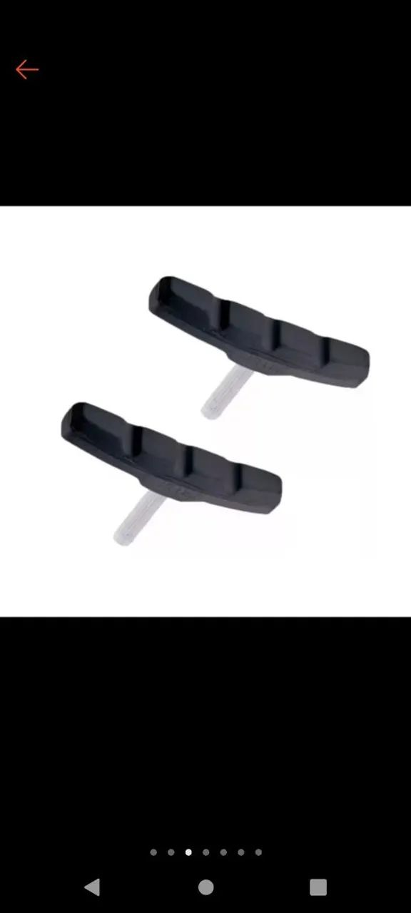 Par de Pastilhas de Freio para Bicicleta
