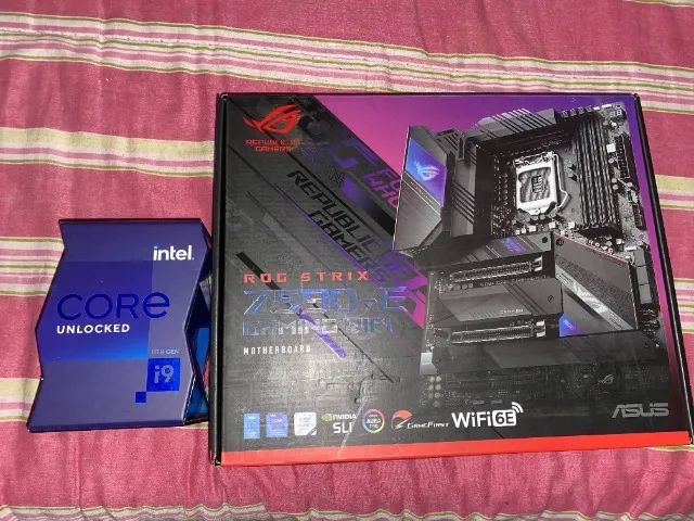 Kit Z590-E Asus Rog Strix e I9 11900k