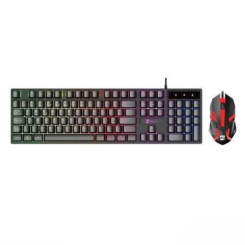 TECLADO E MOUSE USB GAMER LED X-BLACK
