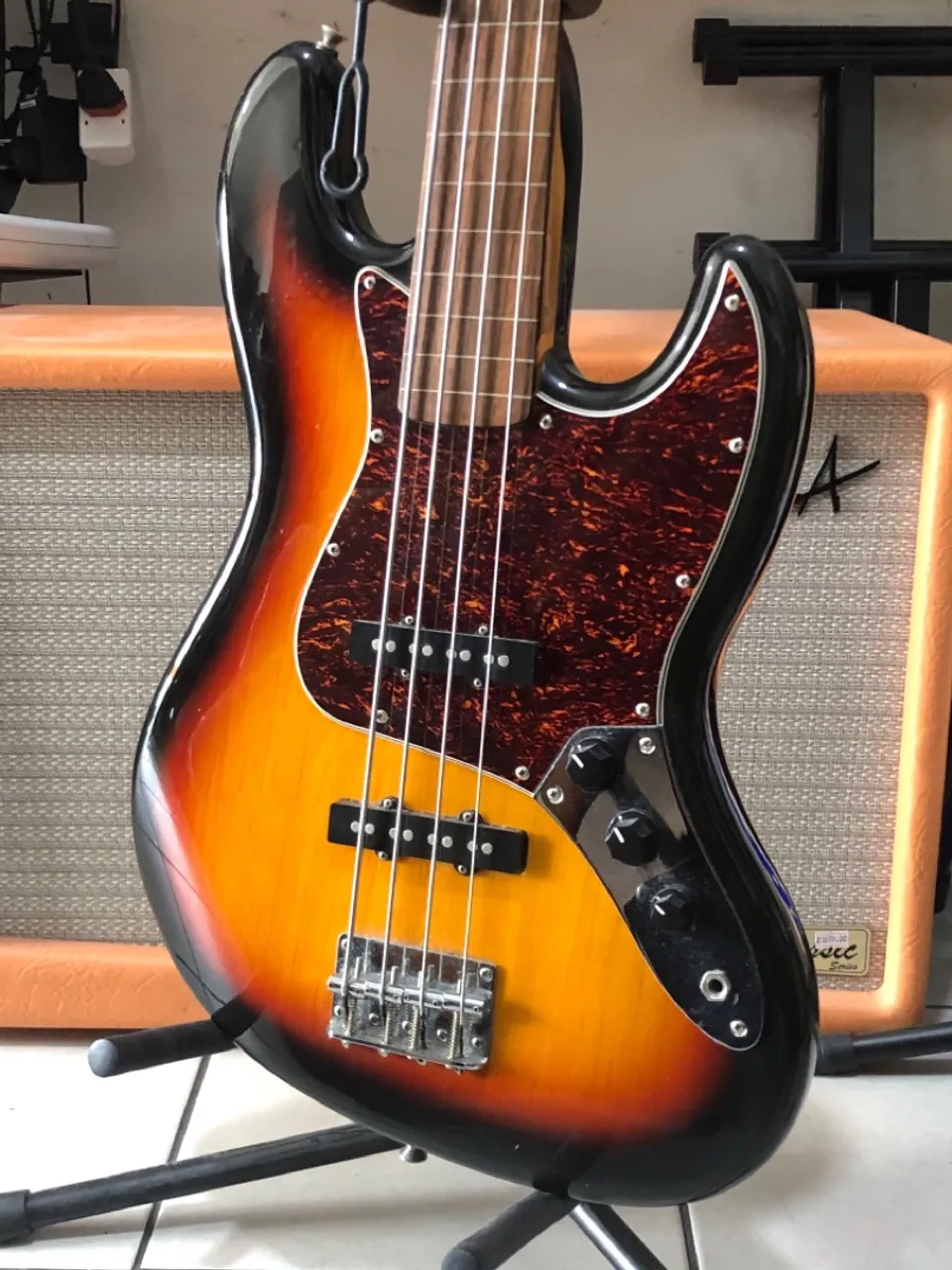 Baixo Sx Fretless 4c Custom Handmade Vintage series