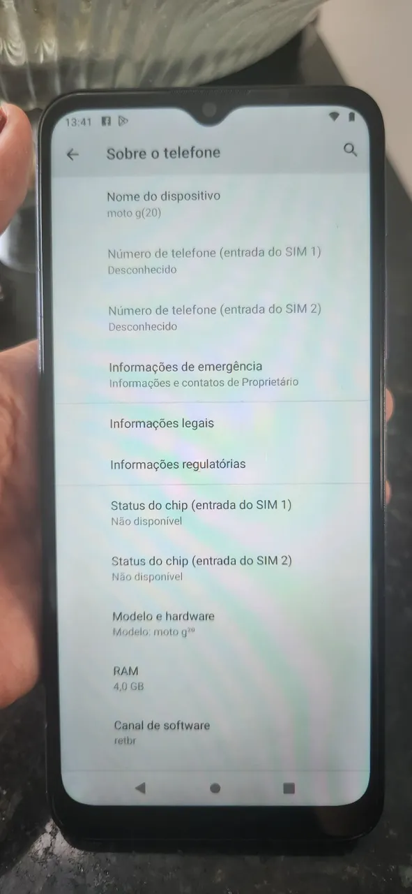 Vendo motorola g20, em perfeito estado