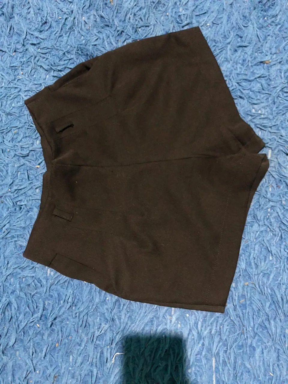 Shorts de tecido preto