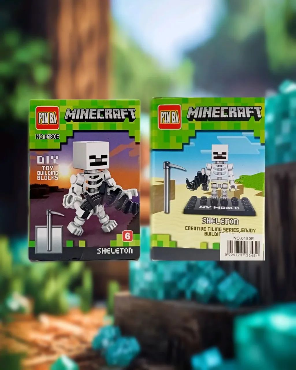Boneco Minecraft de Montar Compatível com Lego 