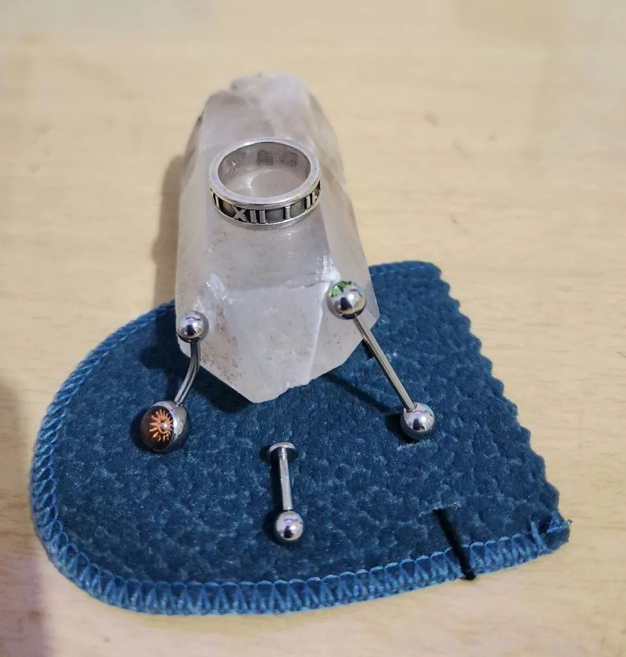 Kit de Piercings e Anel Elegante