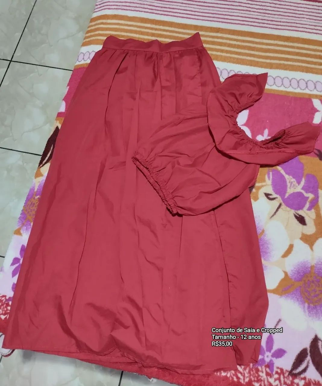 Conjunto de Saia - 12 anos - Foto 2