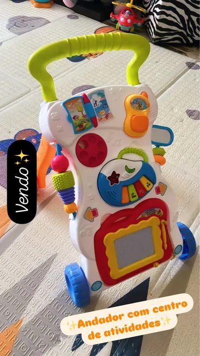 Andador com Centro de Atividades para Bebês