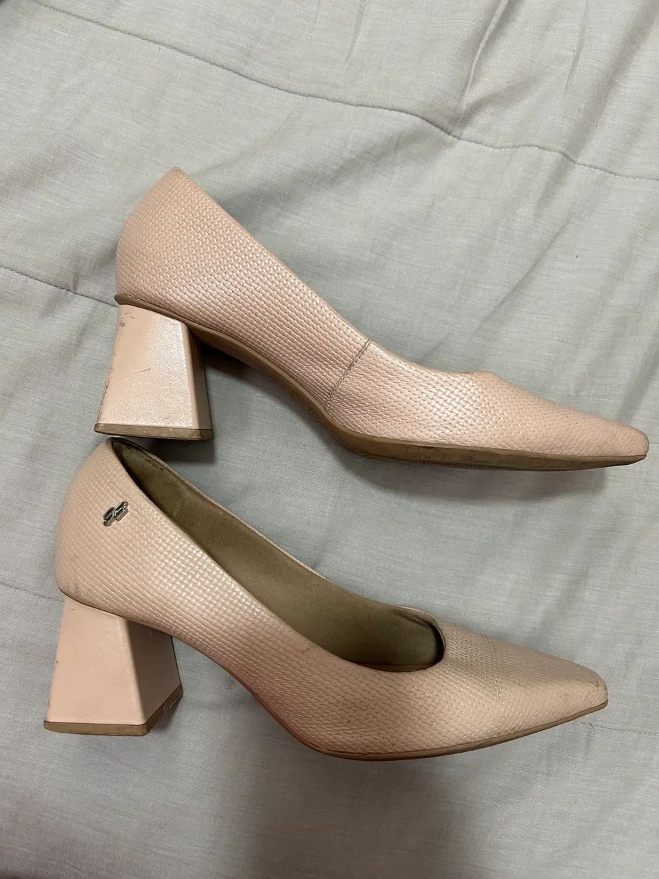 Sapato Scarpin rosa 36 usaflex 