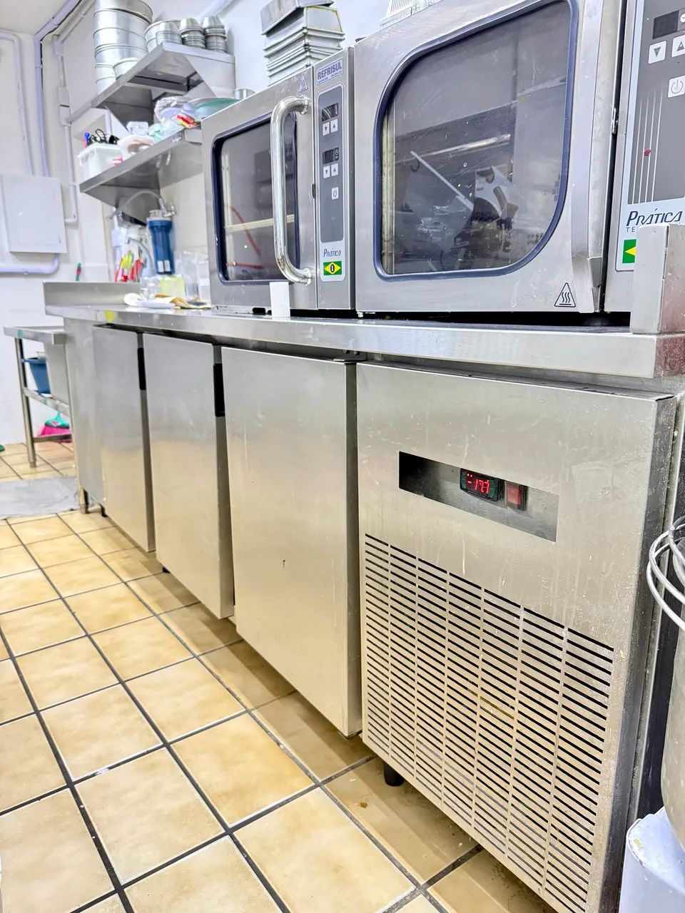 Mesa inox Freezer horizontal 