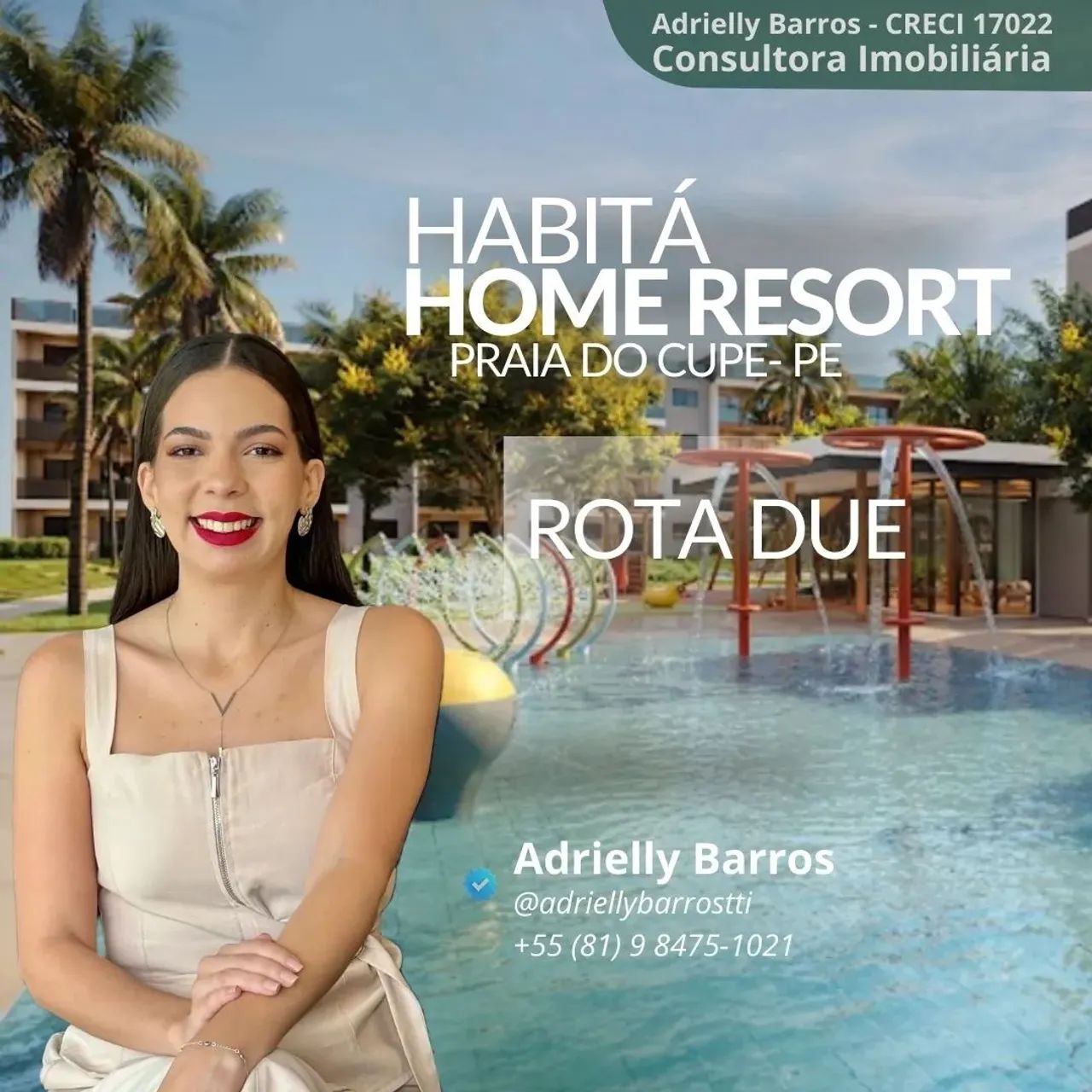 Flat em Porto de Galinhas | Beira-mar na Praia do Cupe | Habitá | Rota DUE Caribe Brasilei