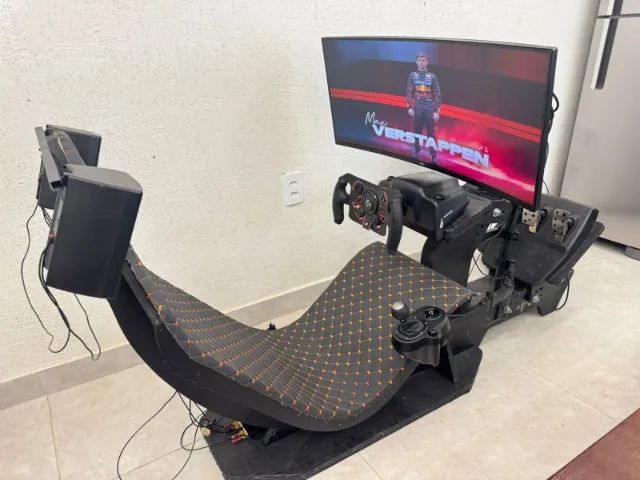 Cockpit Completo Automobilismo Virtual Simulador de Corrida F1