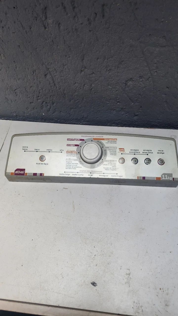 Painel completo máquina lava roupas Brastemp 64169959739011123