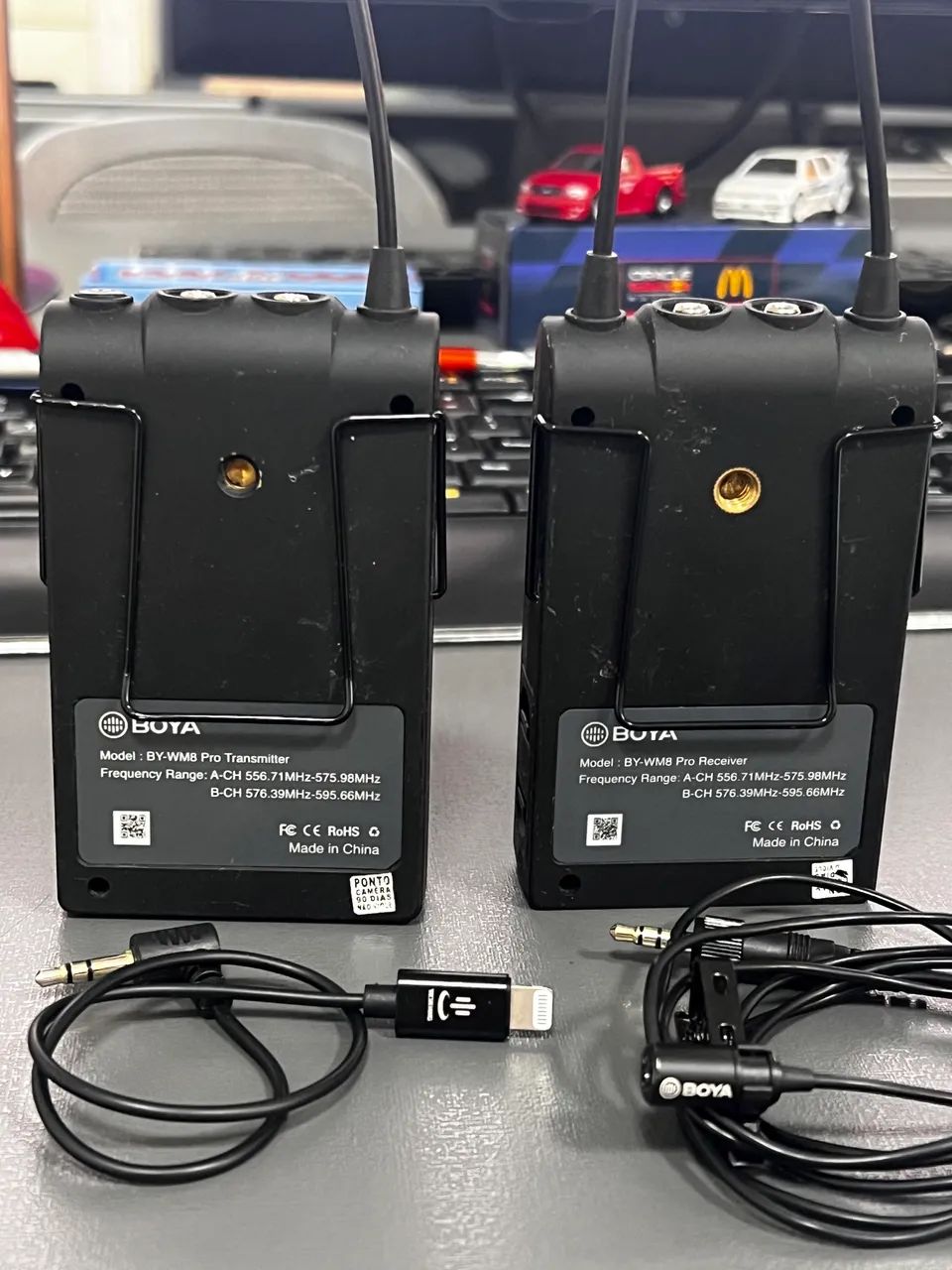 Microfone sem fio Boya iPhone - Aceito trocas  - Foto 2