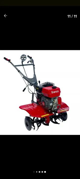 Tratorito Branco 6.5 Hp c implementos - Foto 2