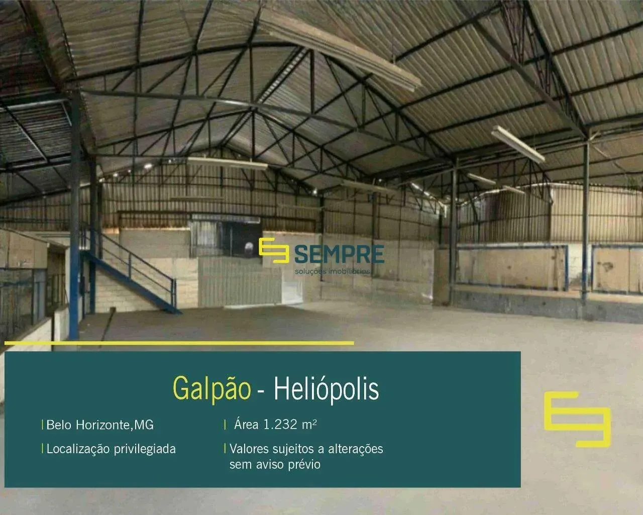 Galpão para Venda no Bairro Heliópolis!