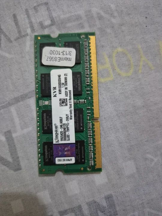 Memória RAM DDR3 8gb (4gb+4gb) notebook Kingston - Foto 2