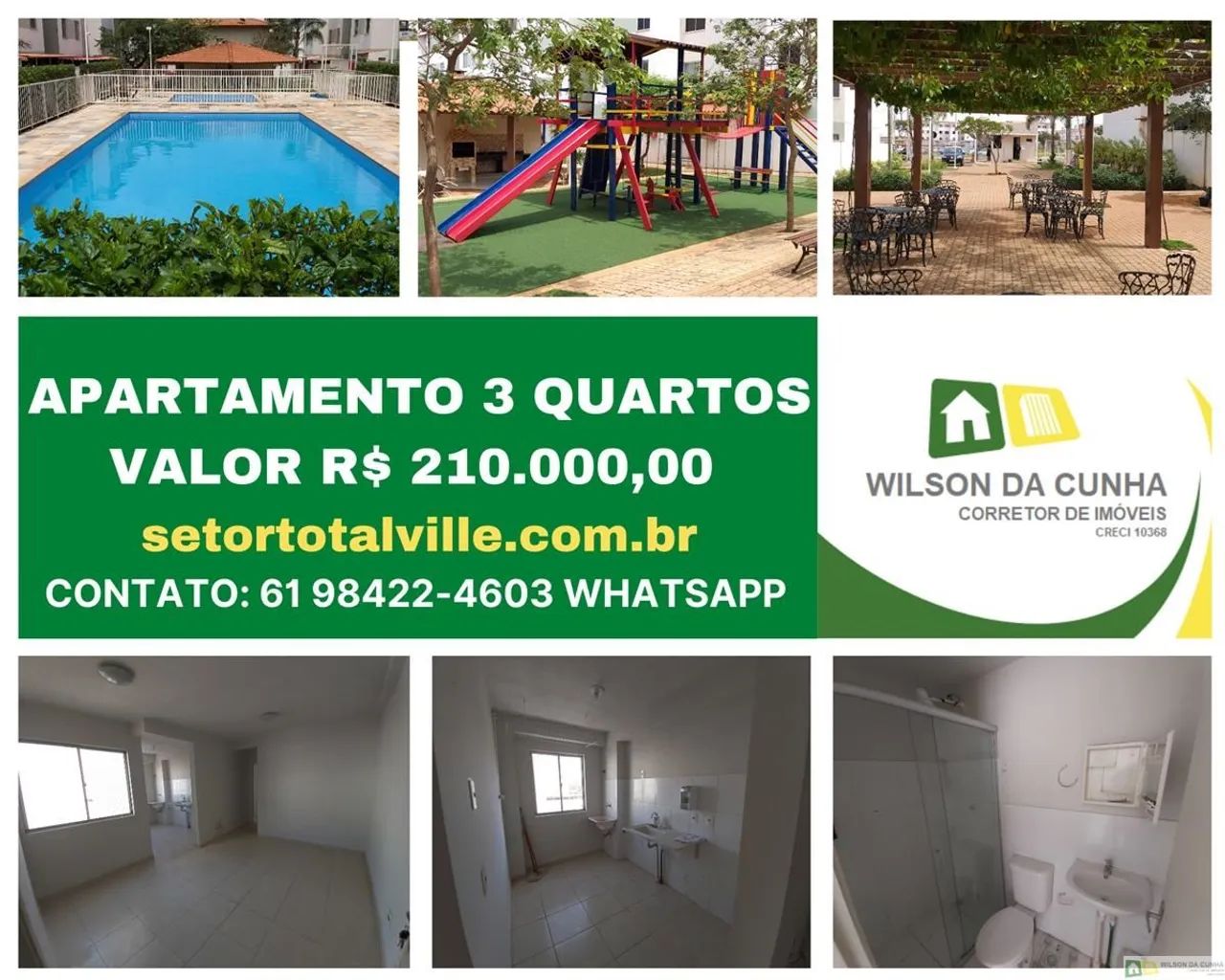 Apartamento 3 quartos - Setor Total Ville
