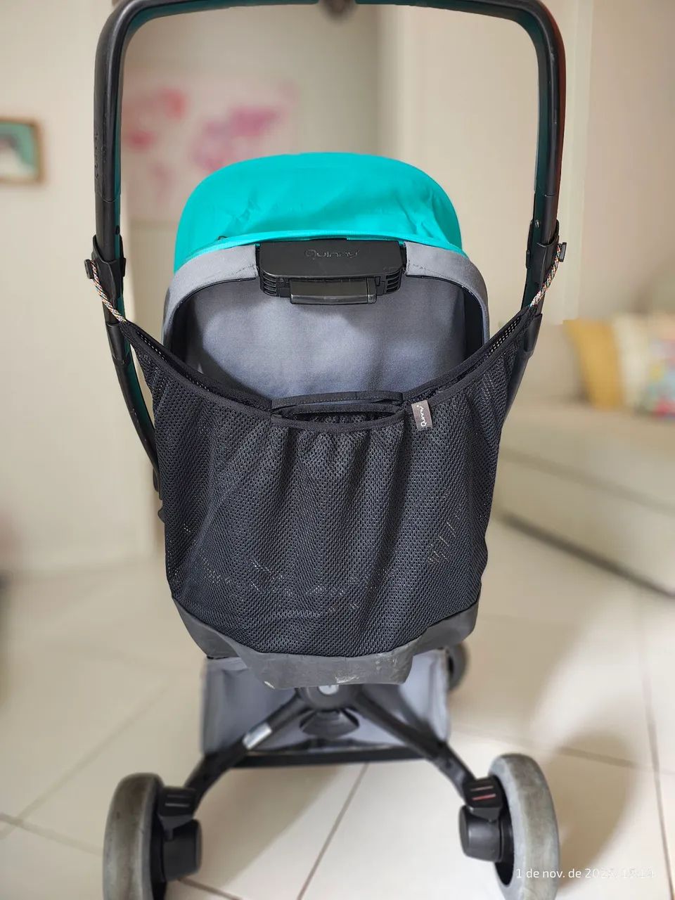 Carrinho Bebê Quinny Zapp Flex Plus + Kit Completo - Perfeito Estado! - Foto 3