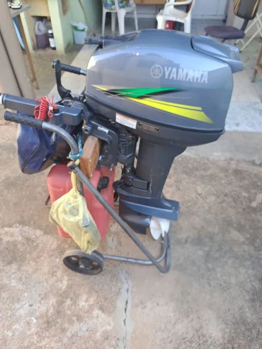 Motor Popa Yamaha 2 tempos 15GMHS - Foto 3