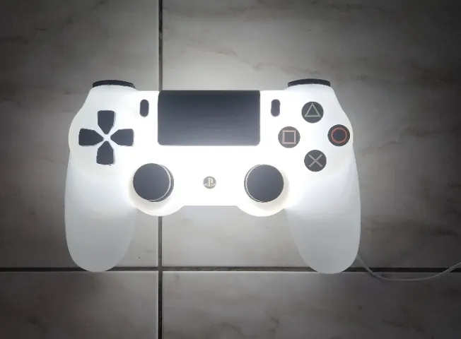 Luminária Abajur decorativo 3D Controle PS4 Gamer