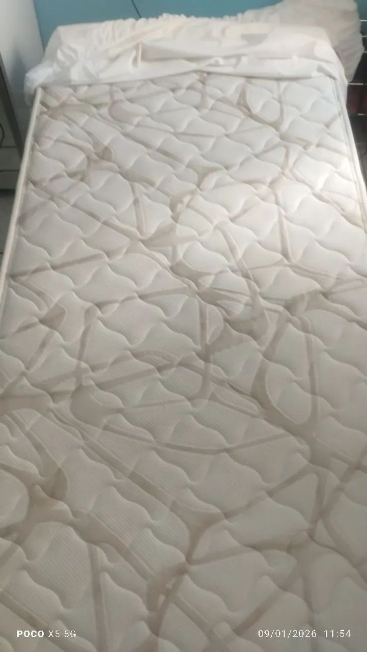 Cama box solteiro novo 