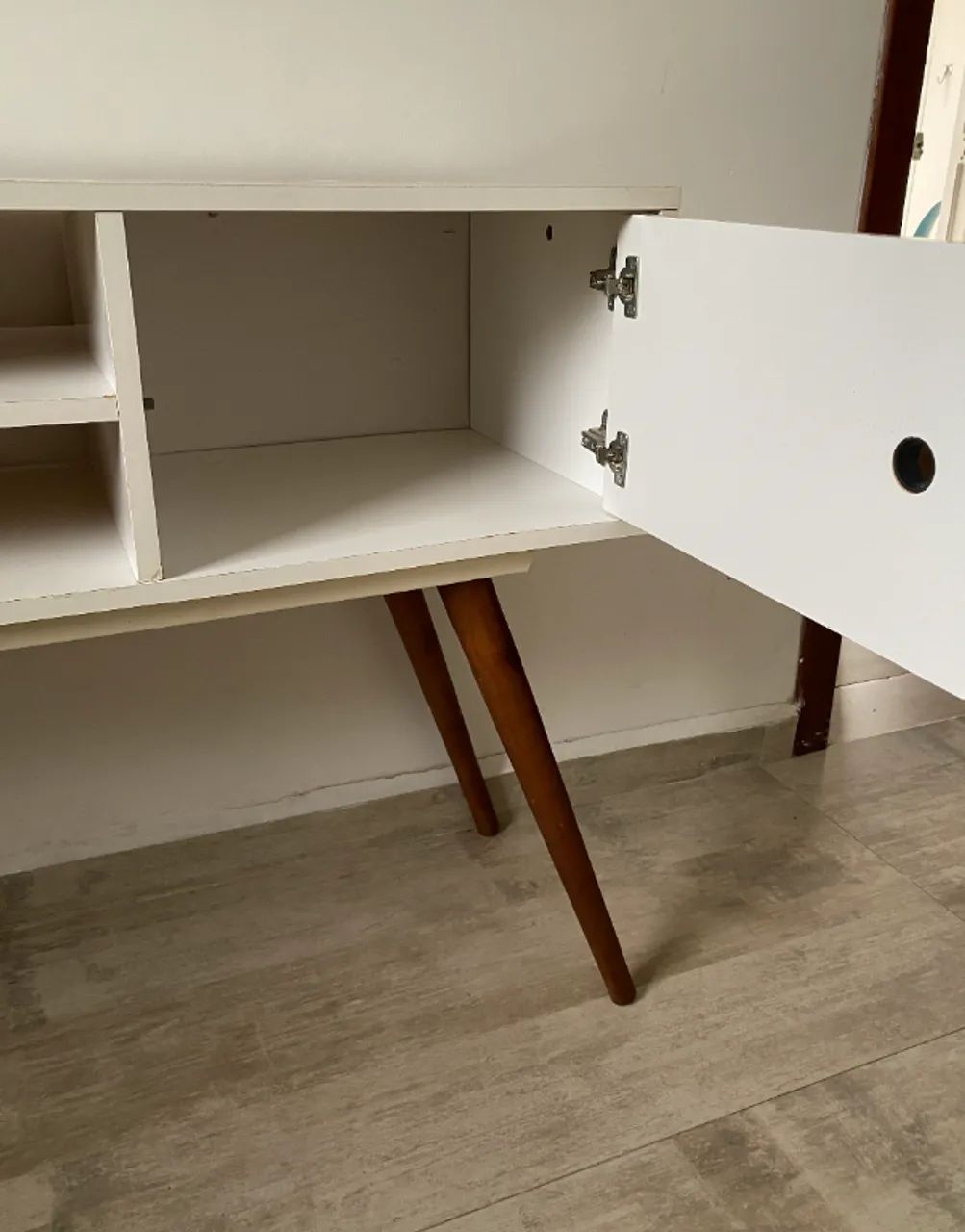 Rack branco estilo retrô - Foto 4
