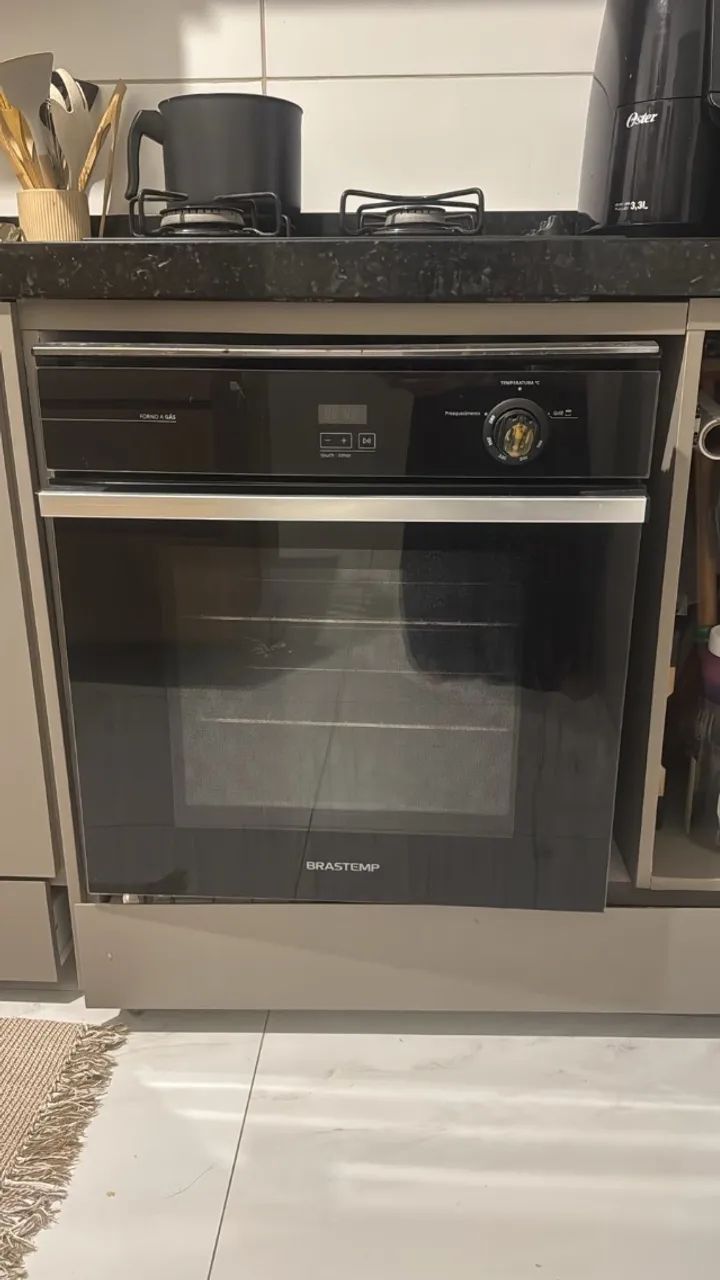 Forno à gás de embutir Brastemp - 78l 
