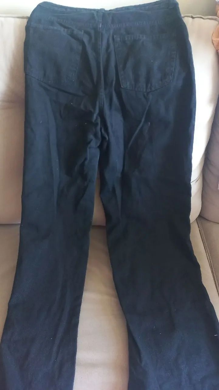 Calça wideleg preta - Foto 5