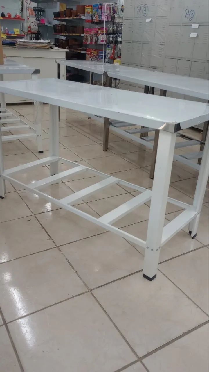 Mesa de inox 1.50m e 1.90m