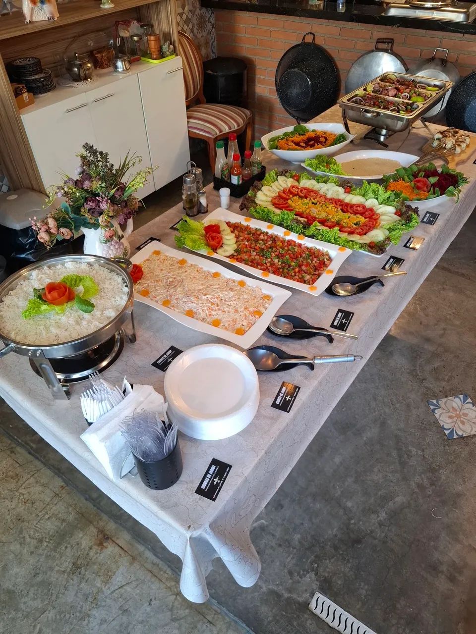 Buffet completo de churrasco e churrasqueiro à domicílio 