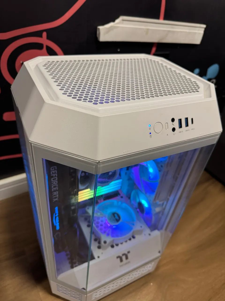 Pc gamer topo de linha lindo rtx 3080 32ram  - Foto 2