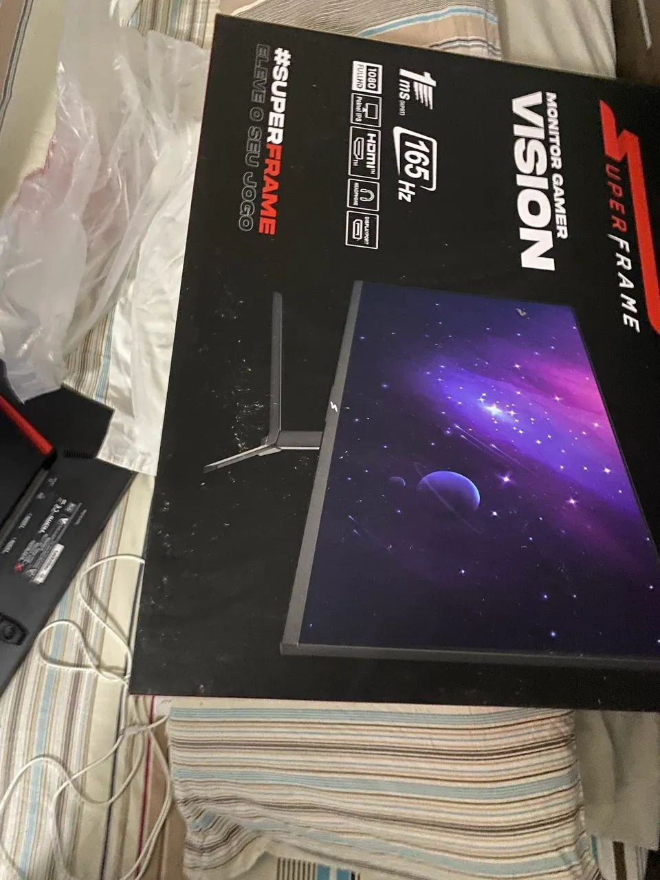 Monitor superframe 165 hz Ips com defeito  - Foto 2