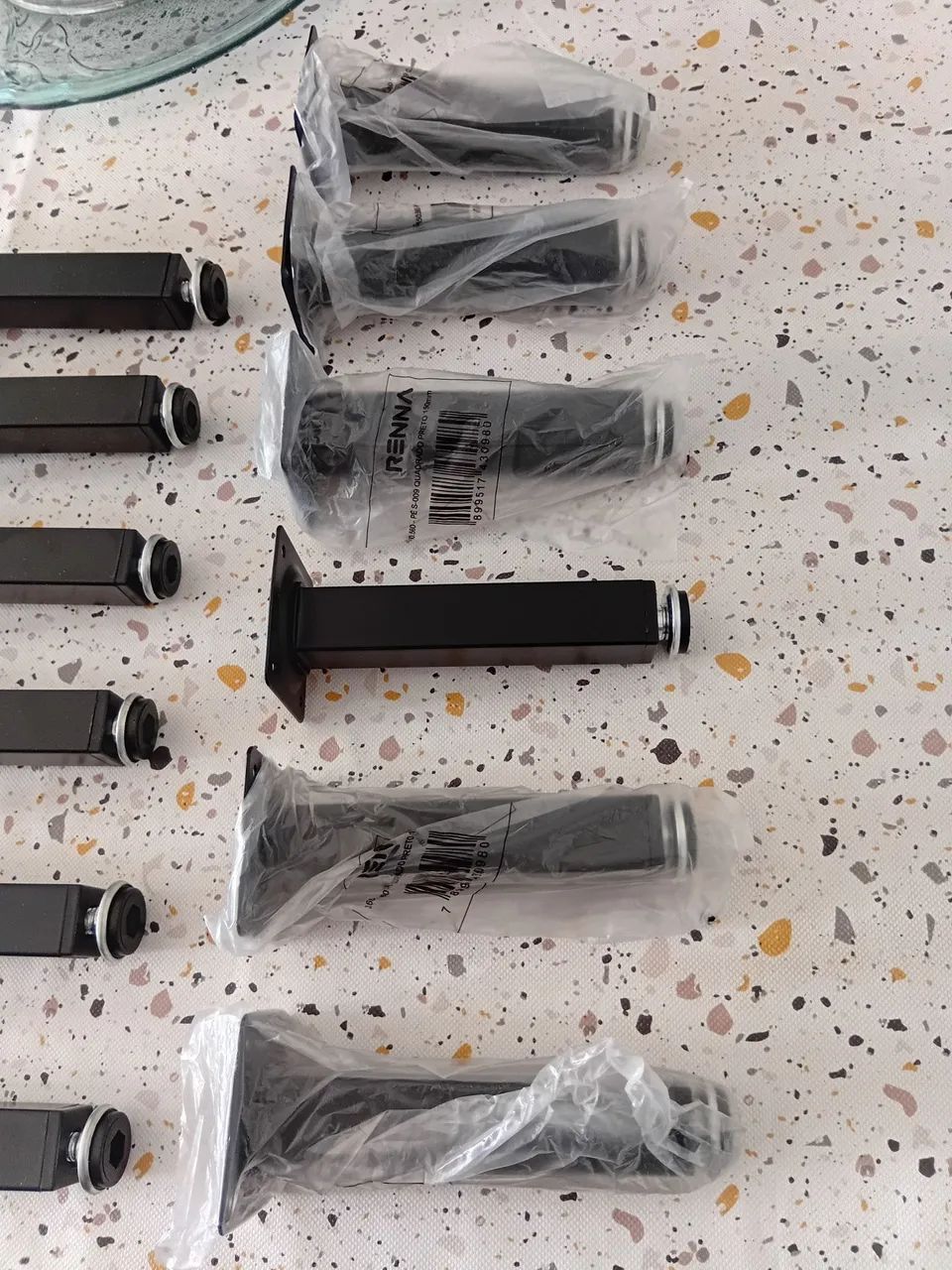 Conjunto de pes de aço  para móveis  - Foto 2