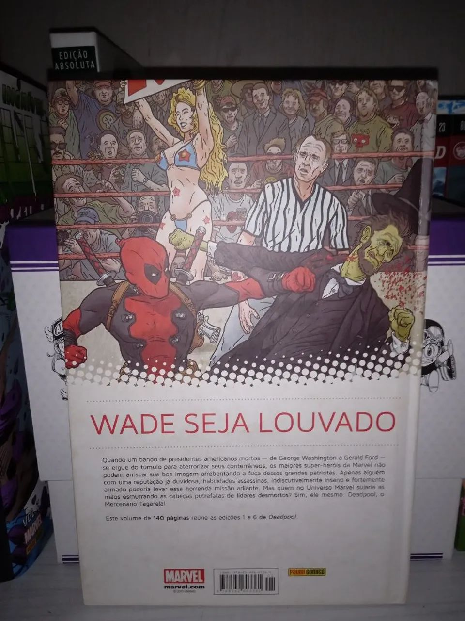 Hq Deadpool Meus Queridos Presidentes Nova Marvel Capa Dura  - Foto 2