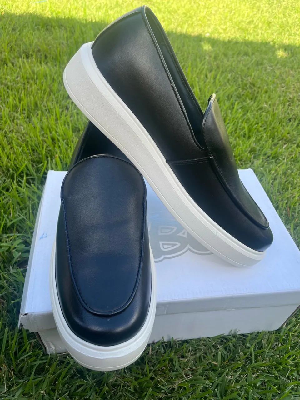 Sapato preto solado EVA 