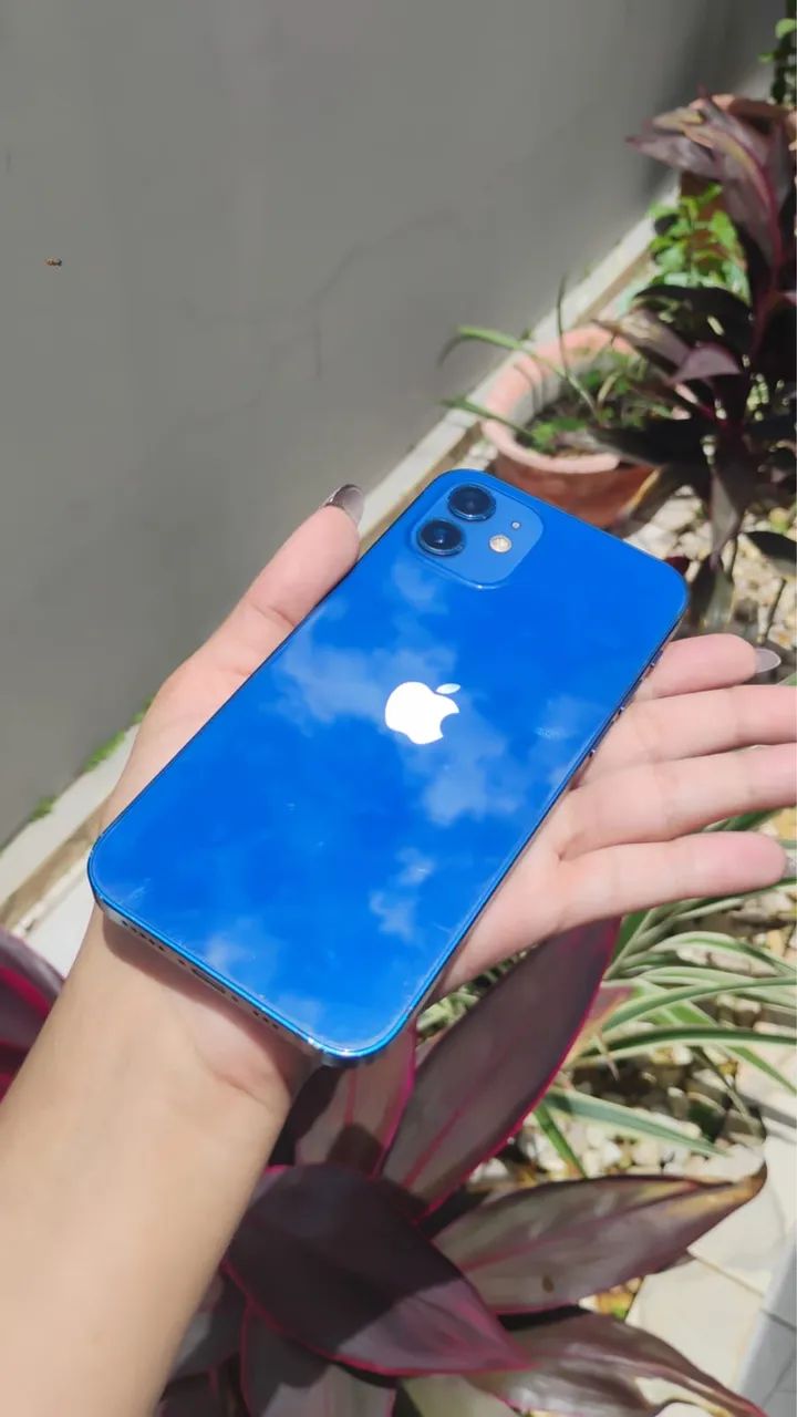 iphone 12 azul - Celulares e Smartphones - Jardim dos Estados