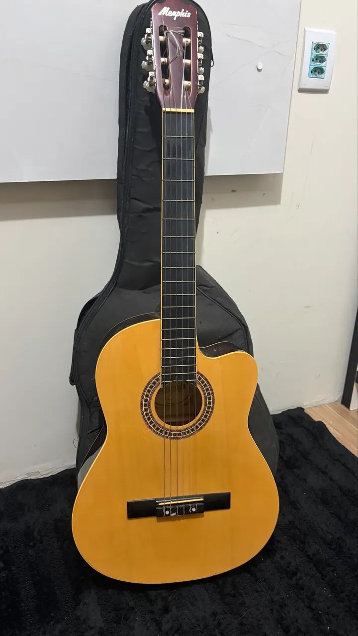 Violão Memphis Tagima Nylon + Capa (Ótimo estado)