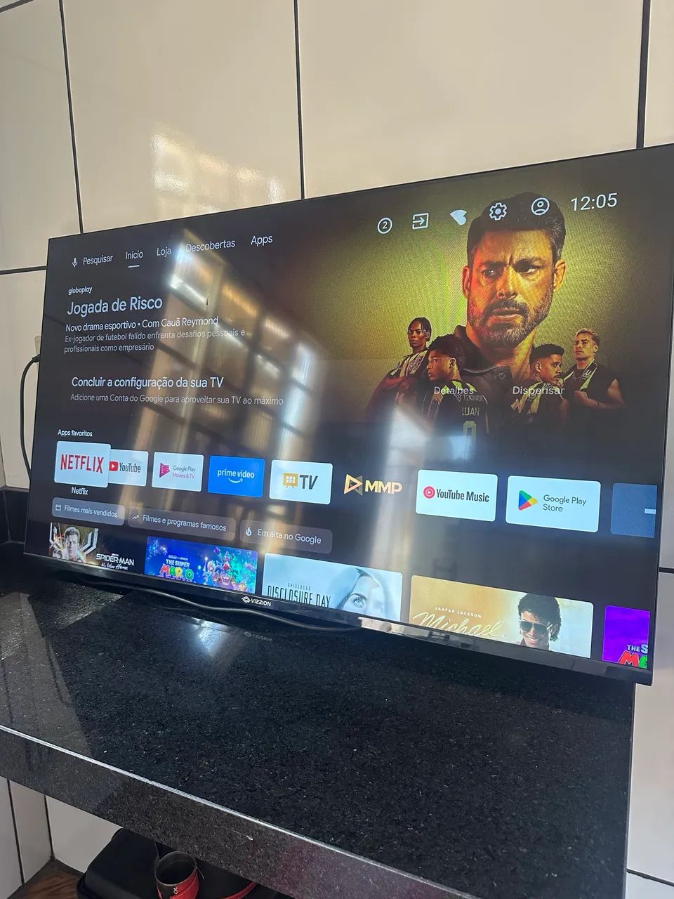Smartv 50 4 k semi nova Android vizzion - Foto 2