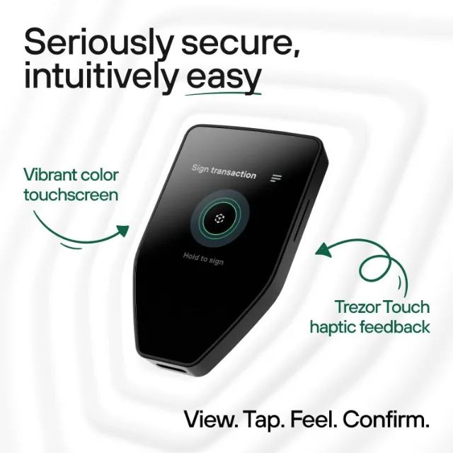 Trezor Safe 5 Crypto Hardware Wallet - Carteira Para Crypto Bitcoin - Foto 2