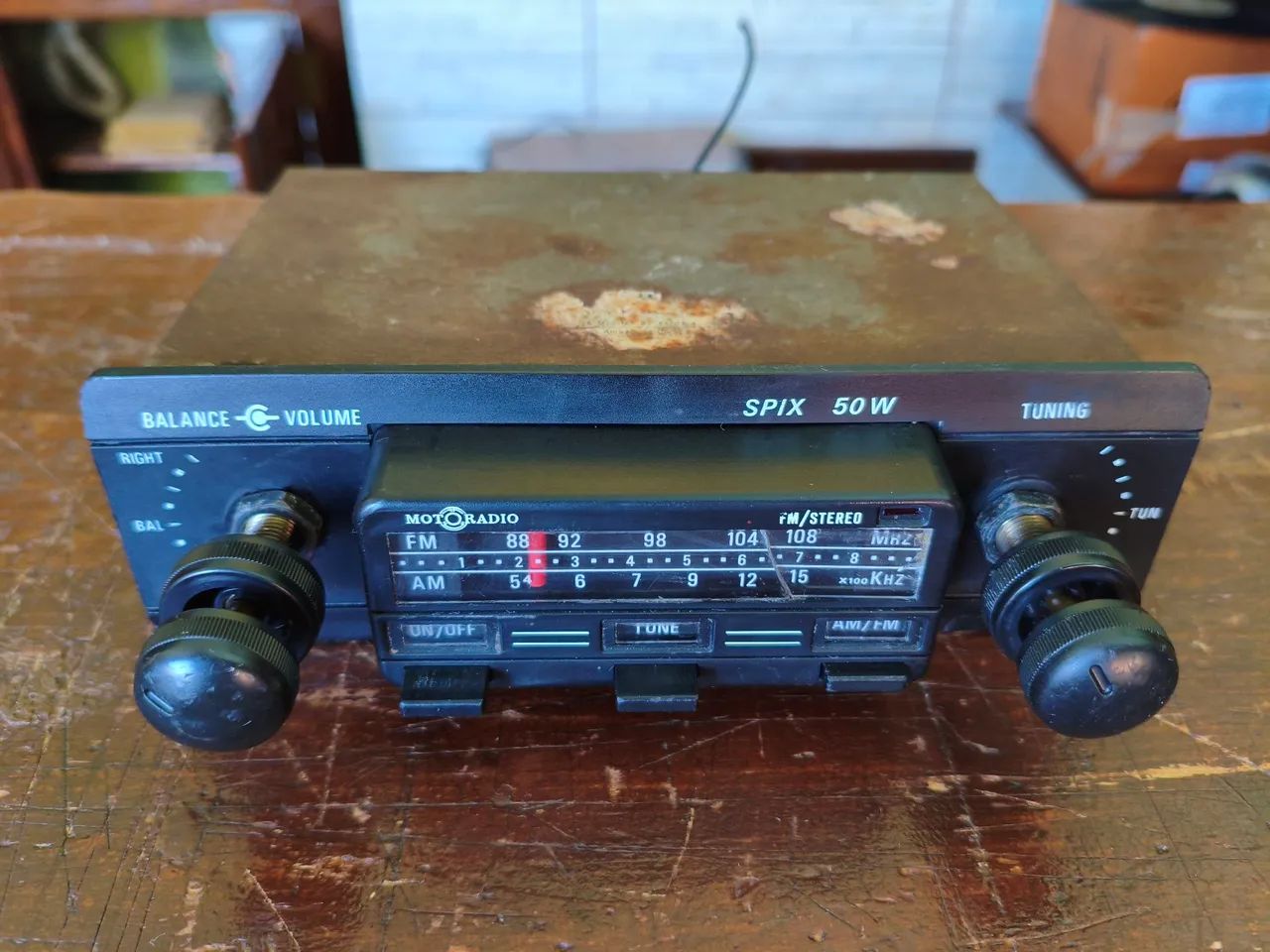 Rádio carro antigo motoradio Spix - Foto 2