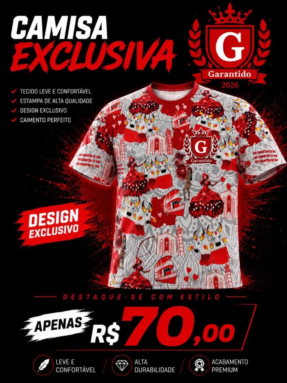 Blusas garantido 