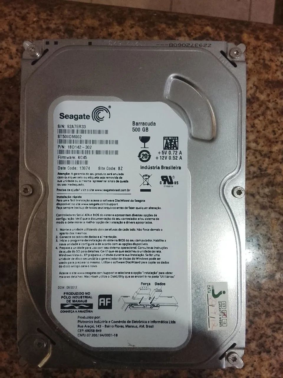 HD 500 GB Seagate sata - Foto 4