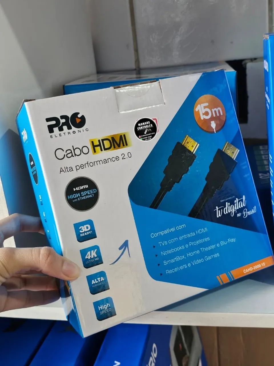 Cabo HDMI 15 metros 