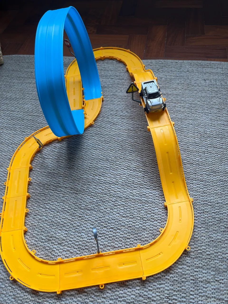 Pista de carrinhos com ímã, compatível com Hot Wheels  - Foto 5