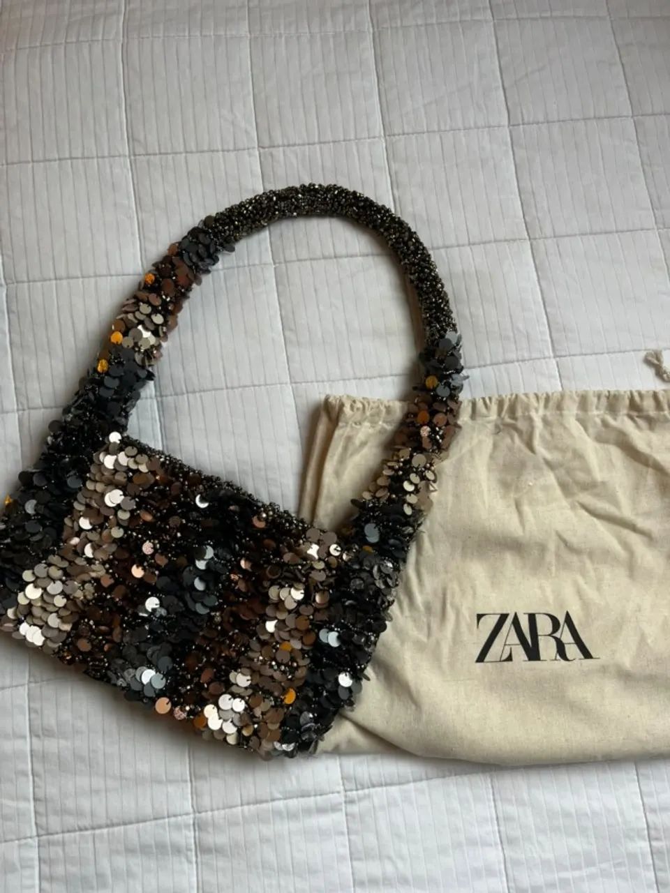 Bolsa Zara bordada - Foto 2