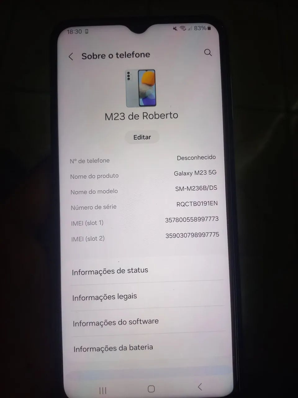 Vendo celular sansung m23 - Foto 3
