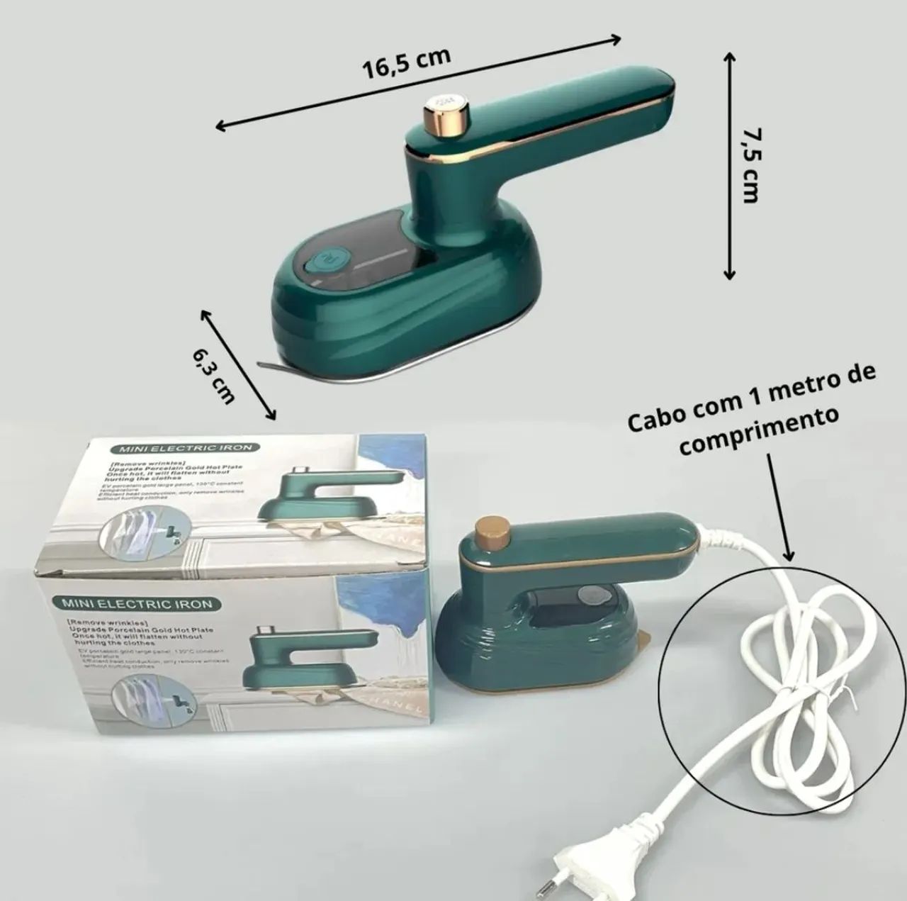 Mini Ferro de passar portátil para viagens - Foto 2