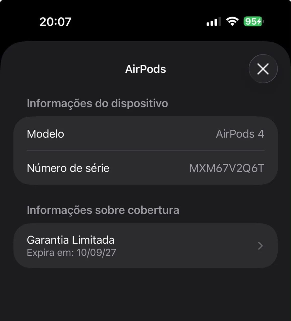 AirPods 4* Geração com cancelamento de ruído - Foto 4